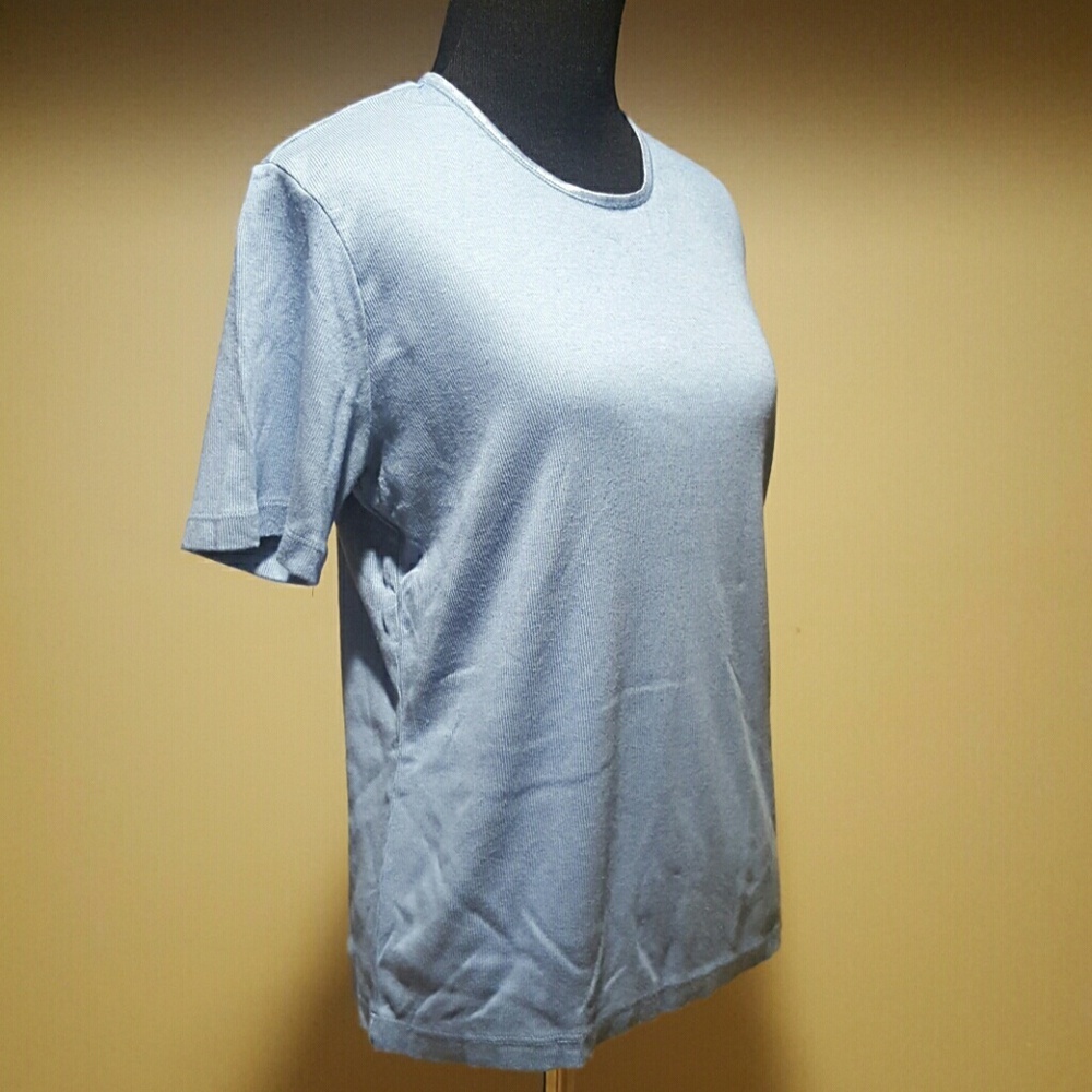 Nordstrom blue shirt Top Medium - Picture 4 of 6